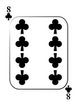 8 of clubs