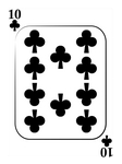 10 of clubs